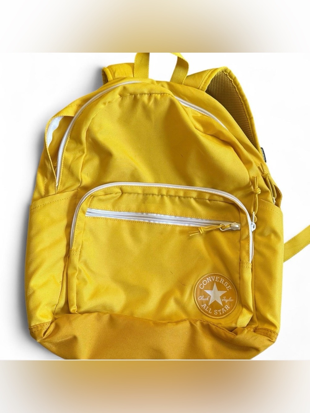 Converse Yellow Canvas All Star Backpack with White Trim
